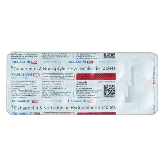 trugaba nt 100 tablet 10's